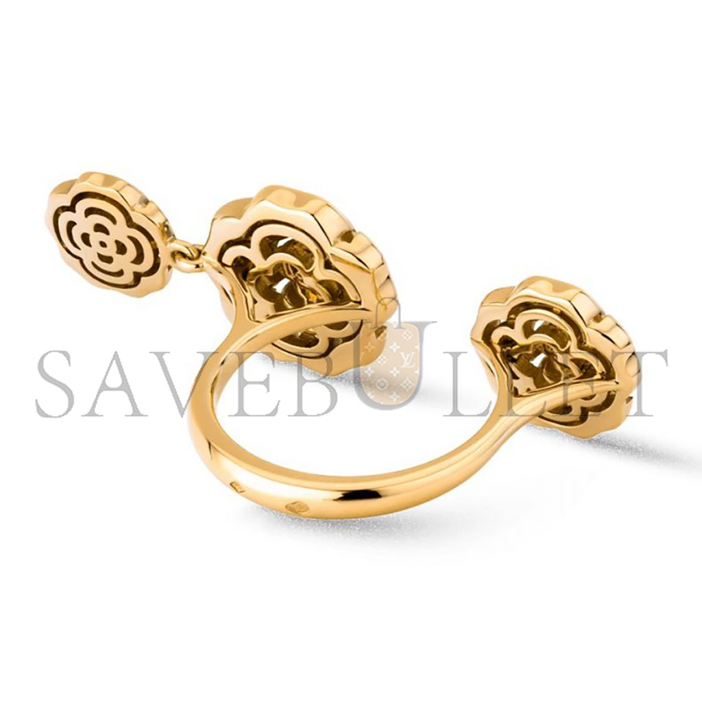 Ch*el extrait de camÉlia charms ring j11873